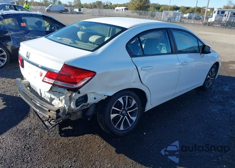 2013 Honda Civic Ex from USA, damaged, VIN 19XFB2F84DE294500